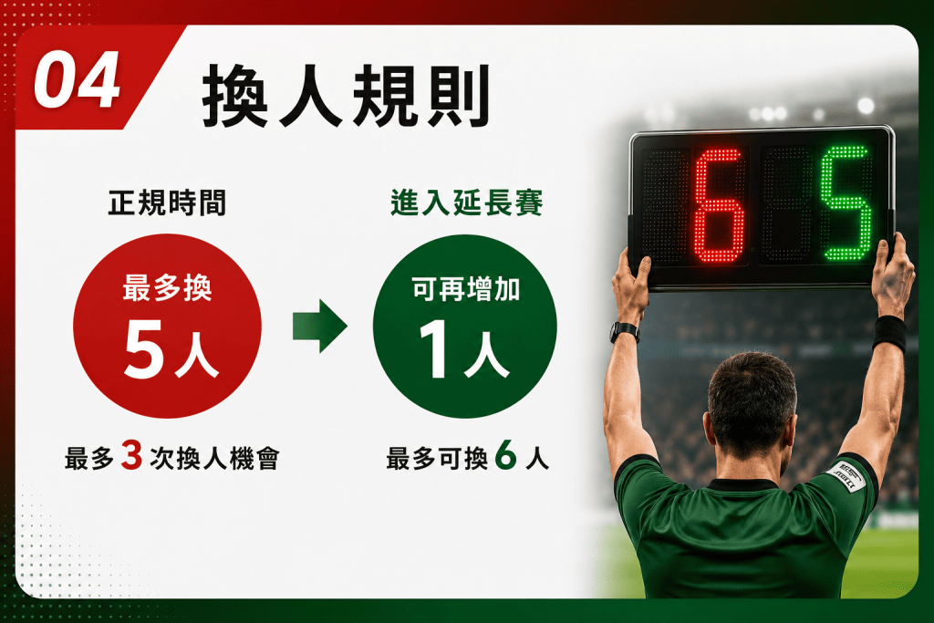 教練進行場邊調度換人