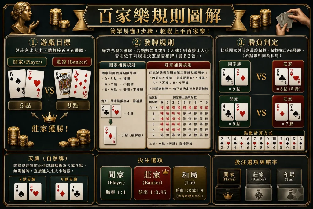 百家樂規則說明