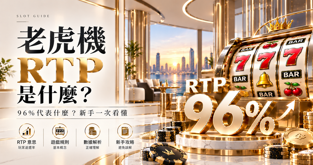 【老虎機RTP是什麼】96%代表什麼？新手3分鐘看懂老虎機返還率